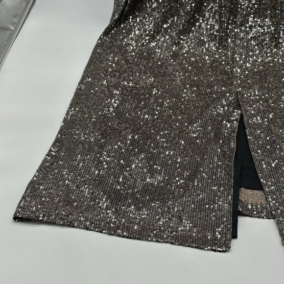 The Drop Padma Women's Plus Size 5X Pewter Sequin Cut-Out Midi Party Dress NWT - Picture 12 of 14
